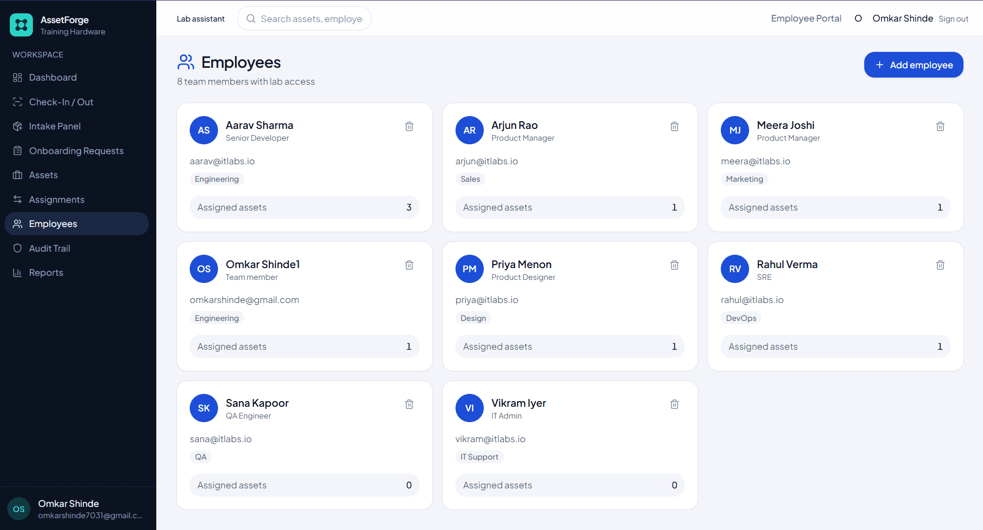 Smart Inventory & Asset Management System for IT Labs screenshot 5